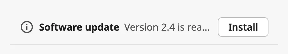Item with one action