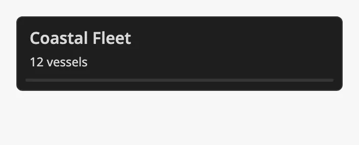 Fleet Button without the alert row
