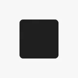Caution icon in one color