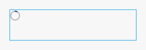 Sequence loading spinner with default properties