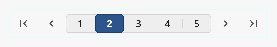 Pagination that fills the width