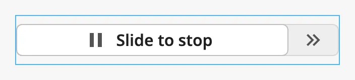 Slide Button that fills the width