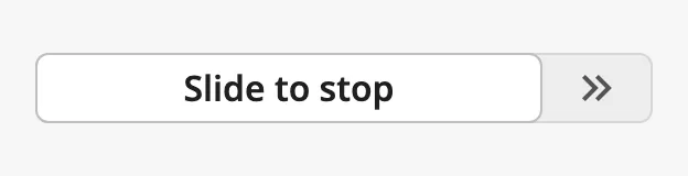 Slide Button without an icon