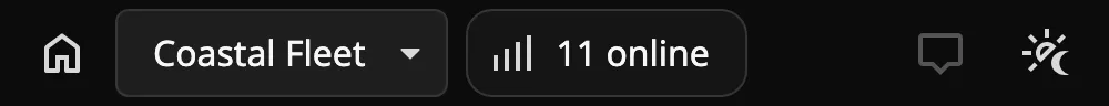 Notification button without a count