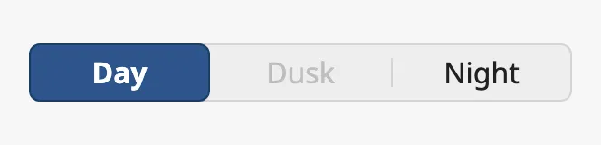 One disabled option