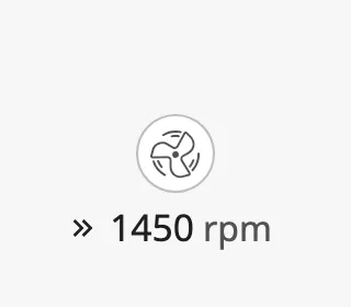 Speed in rpm