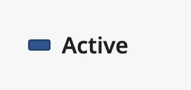 Active status