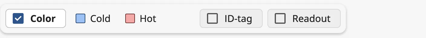 The user toolbar